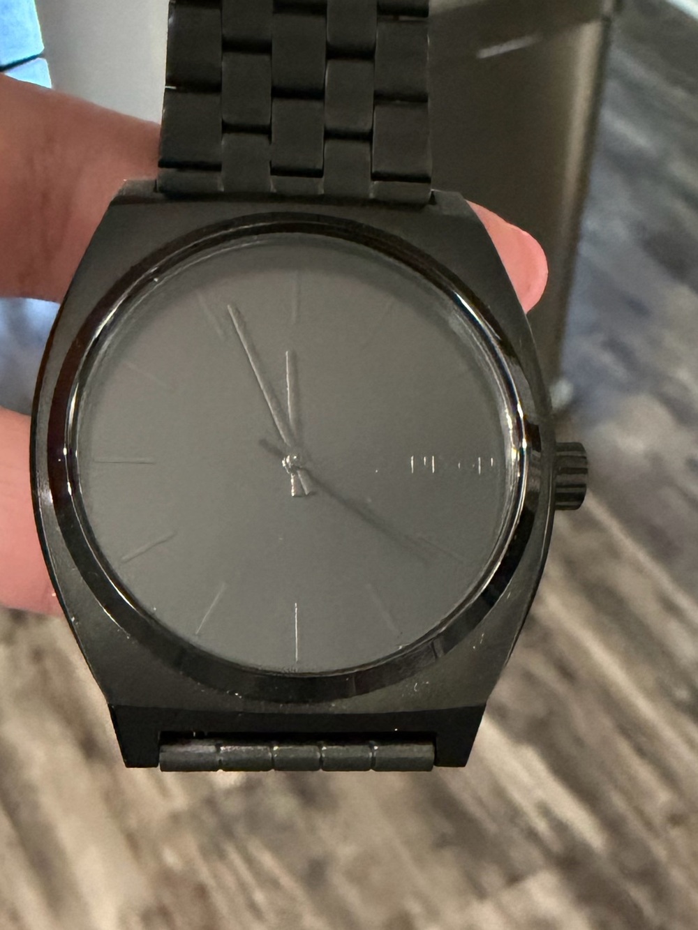 Nixon Brand Minimalist All-Black Men's Wrist Watch